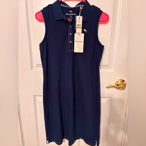 Tommy Bahama Navy Blue Polo Dress (size small)